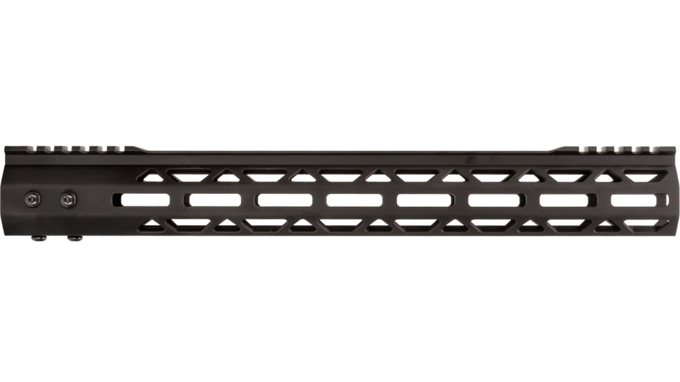 Presma 223/5.56 Super Light M-LOK Free Float Handguard w/Partial Top Rail, 15 in, Black, UMMARA15