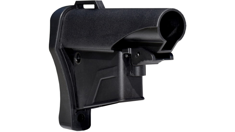 Presma A-R15/M16 Mil-Spec Stock w/ Built-In Magazine Carrier, 5.56x45,.223 Remington, Black, AAST15
