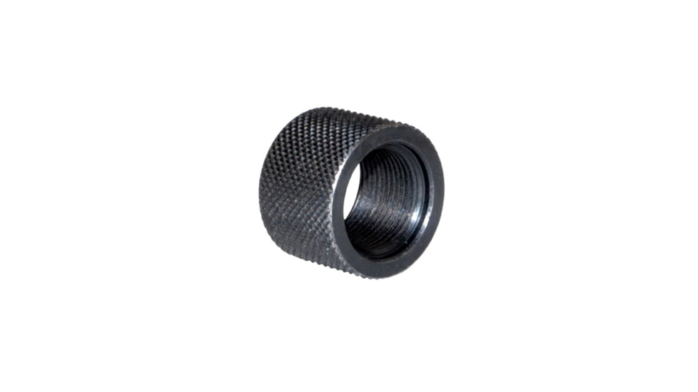 Presma AR-10 Barrel Thread Protector Nut for 5/8inx24tpi Muzzle Threading, Black Carbon Steel, BTPR02