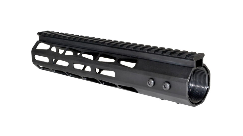 Presma AR-10 LR 308 Super Light M-LOK Series Free Float Handguards, 10in DPMS Low Profile, Black, M38M/L10