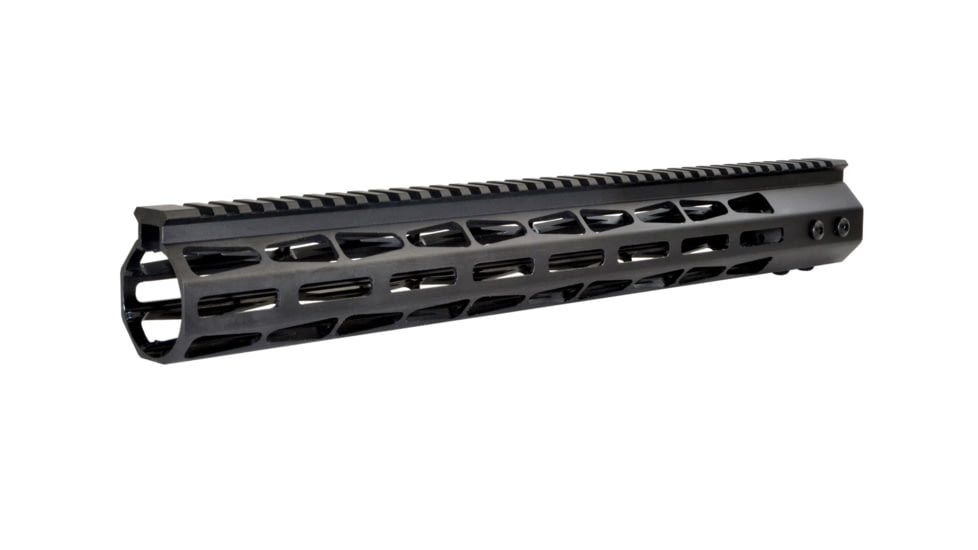 Presma AR-10 LR 308 Super Light M-LOK Series Free Float Handguards, 15in DPMS Low Profile, Black, M38M/L15
