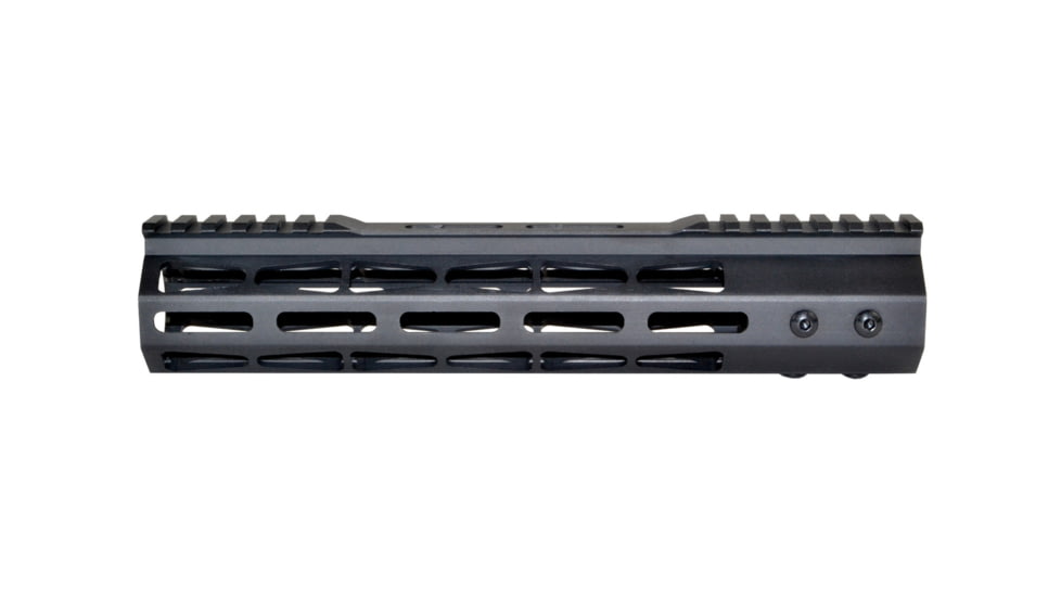Presma AR-10 LR 308 Super Light M-LOK Series Free Float Handguards with Partial Top Rail, 10in DPMS Low Profile, Black, M38MP/L10