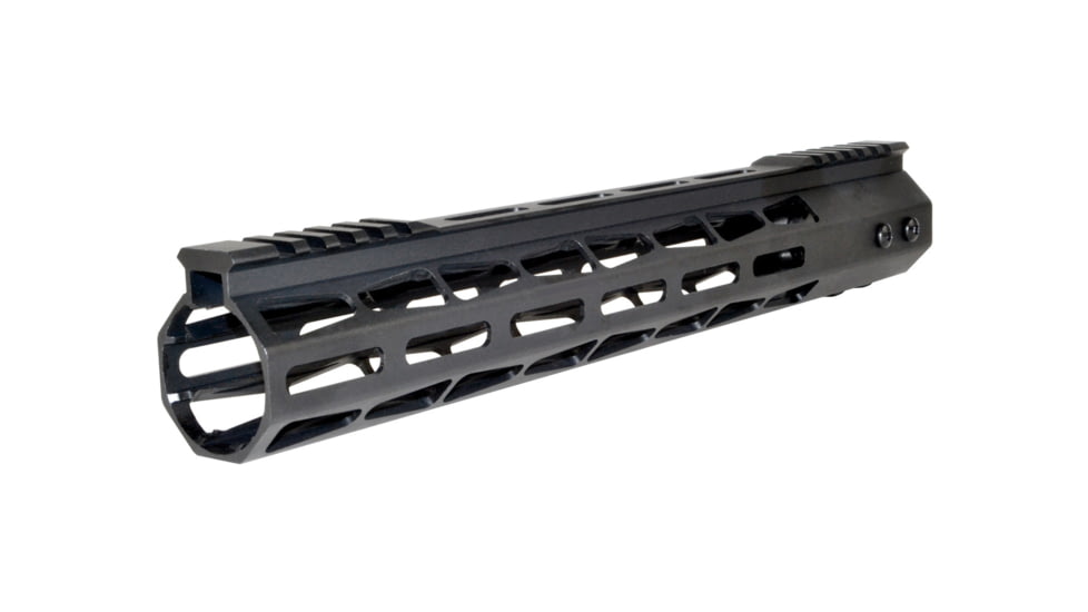 Presma AR-10 LR 308 Super Light M-LOK Series Free Float Handguards with Partial Top Rail, 13in DPMS Low Profile, Black, M38MP/L13