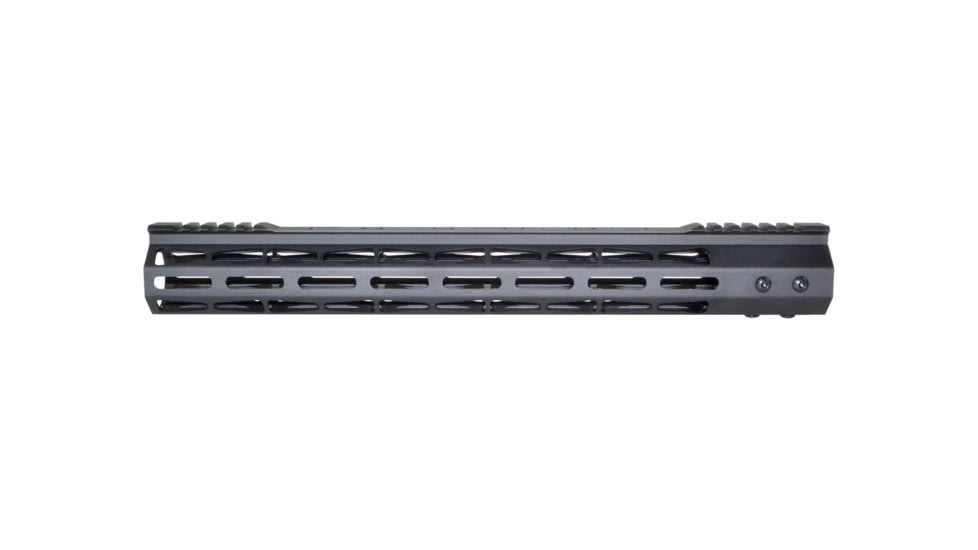 Presma AR-10 LR 308 Super Light M-LOK Series Free Float Handguards with Partial Top Rail, 15in DPMS Low Profile, Black, M38MP/L15