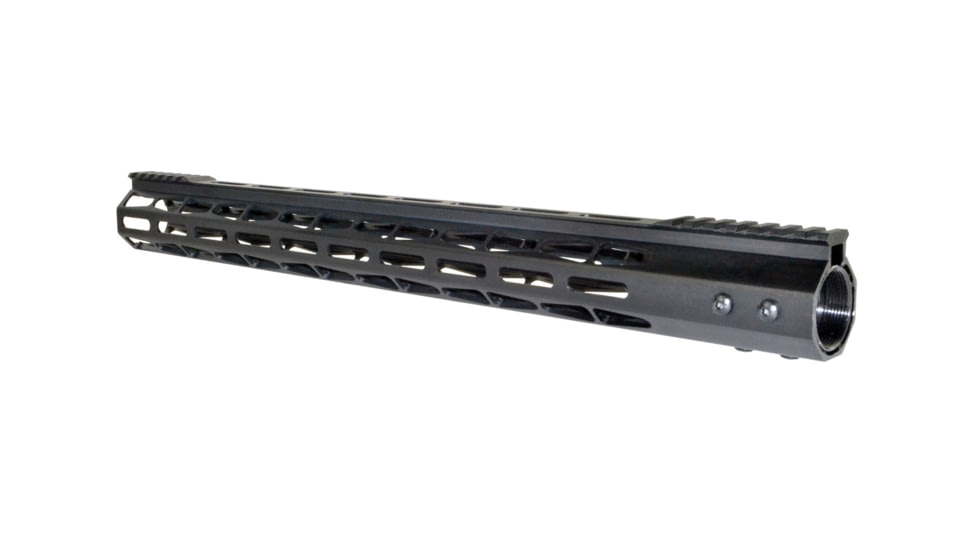 Presma AR-10 LR 308 Super Light M-LOK Series Free Float Handguards with Partial Top Rail, 19in DPMS Low Profile, Black, M38MP/L19