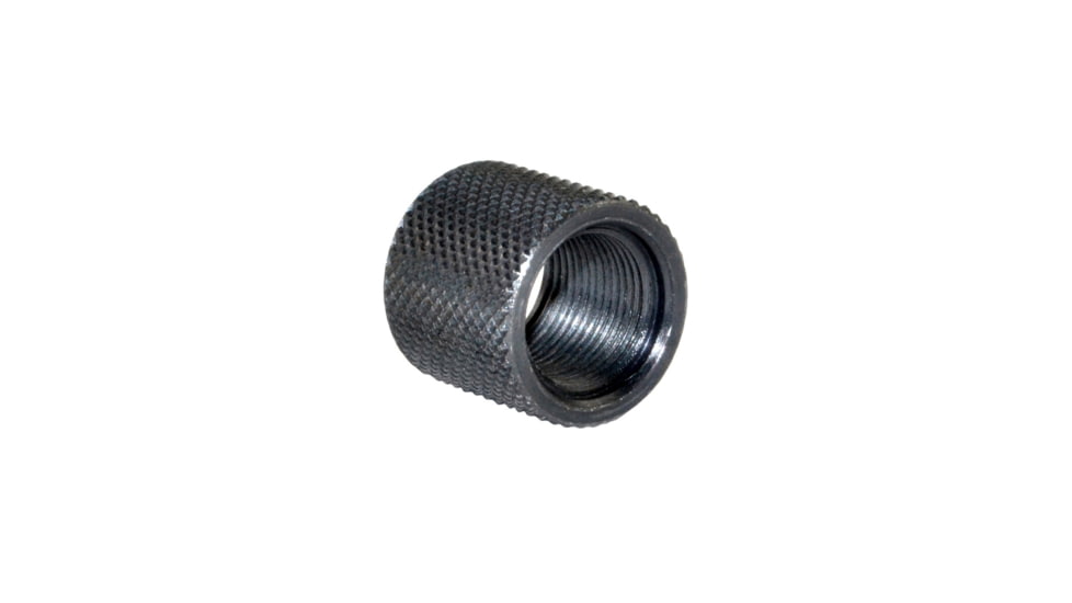 Presma AR-15 Barrel Thread Protector Nut for 1/2inx28tpi Muzzle Threading, Black Carbon Steel, BTPR01