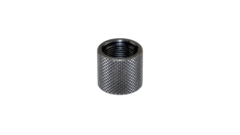 Presma AR-15 Barrel Thread Protector Nut for 5/8x32tpi Muzzle Threading, Black Carbon Steel, BTPR04