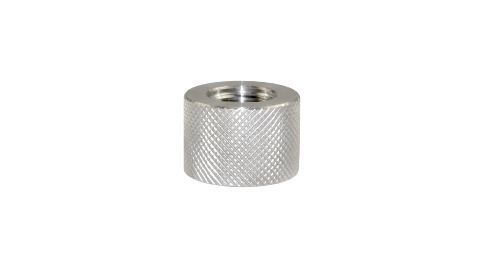 Presma AR-15 Bull Barrel Thread Protector Nut for 1/2inx28tpi Muzzle Threading, Stainless Steel, BTPR03-S