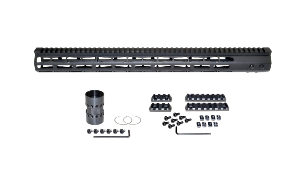 Presma AR-15 Super Light M-LOK Series Free Float Handguards, 19in, Black, MARM19