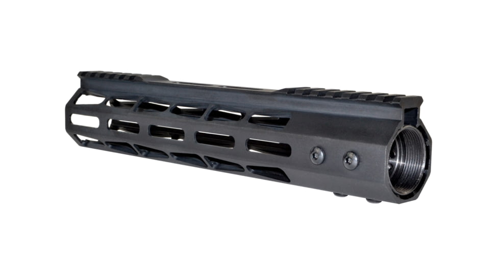 Presma AR-15 Super Light M-LOK Series Free Float Handguards with Partial Top Rail, 10in, Black, MARMP10