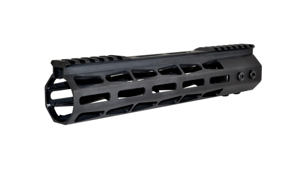 Presma AR-15 Super Light M-LOK Series Free Float Handguards with Partial Top Rail, 10in, Black, MARMP10
