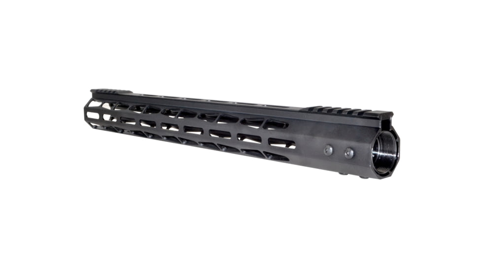 Presma AR-15 Super Light M-LOK Series Free Float Handguards with Partial Top Rail, 17in, Black, MARMP17
