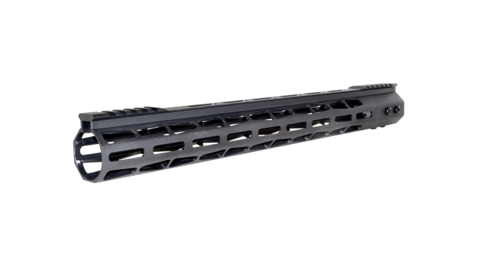 Presma AR-15 Super Light M-LOK Series Free Float Handguards with Partial Top Rail, 17in, Black, MARMP17