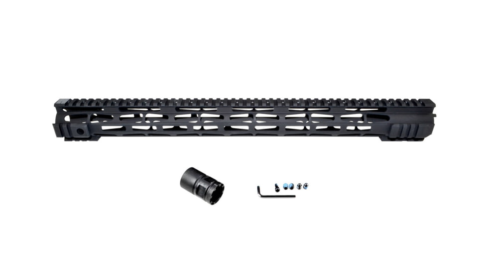 Presma AR .308 19.5in M-LOK Free Float Handguard Forend for .308 DPMS Low Profile Pattern Upper Receiver, ID 1.54in, Matte Black, M38ML195-L