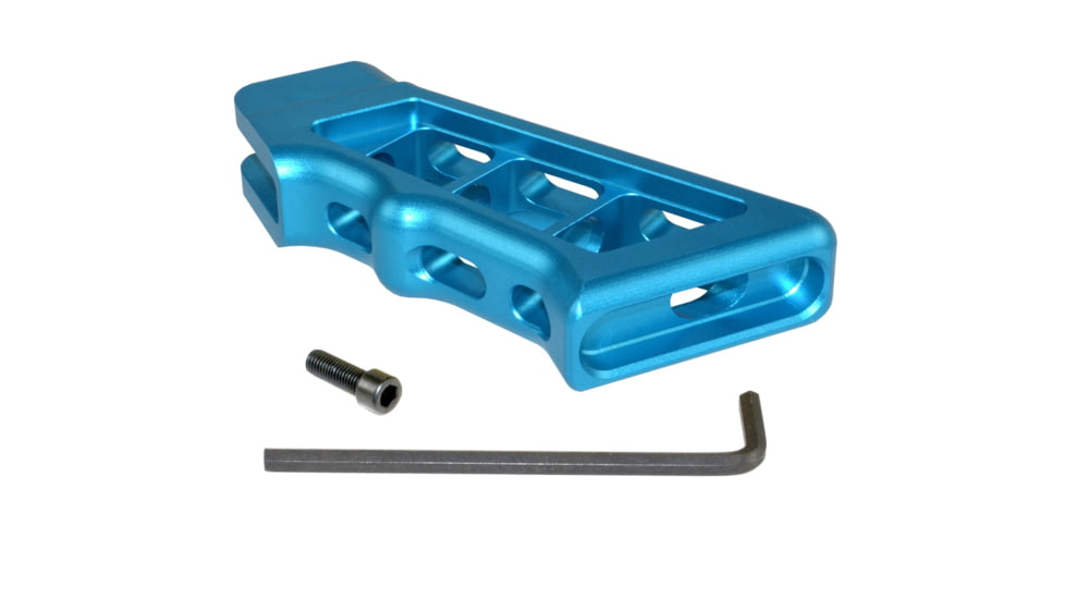 Presma AR Heavy Duty Skeletonized Rear Pistol Style Grip, Blue, GP29-B