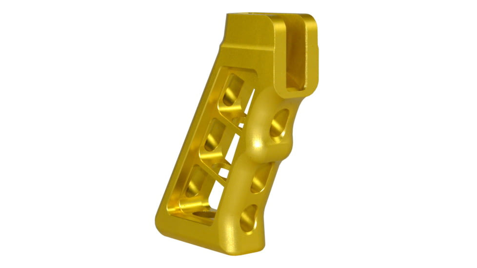 Presma AR Heavy Duty Skeletonized Rear Pistol Style Grip, Golden, GP29-G