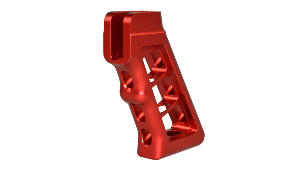 Presma AR Heavy Duty Skeletonized Rear Pistol Style Grip, Red, GP29-R