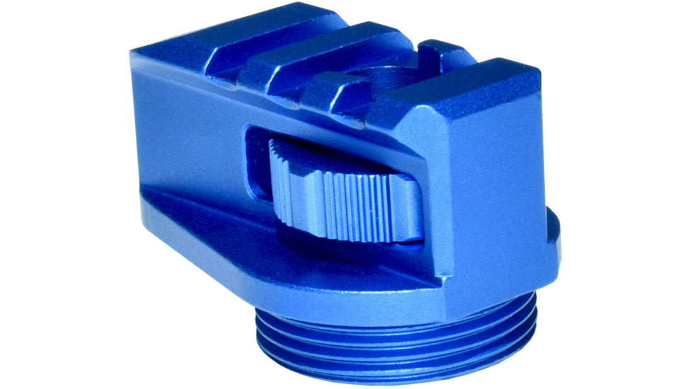 Presma AR Picatinny Stock Adapter w/Flange, Blue, PSAP02-DBL