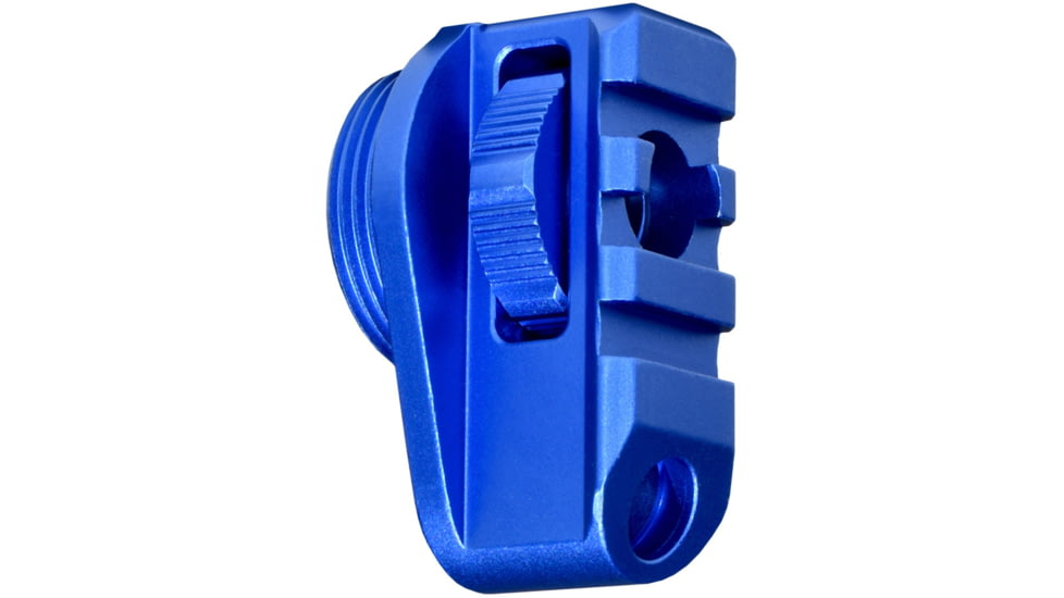 Presma AR Picatinny Stock Adapter w/Flange, Blue, PSAP02-DBL