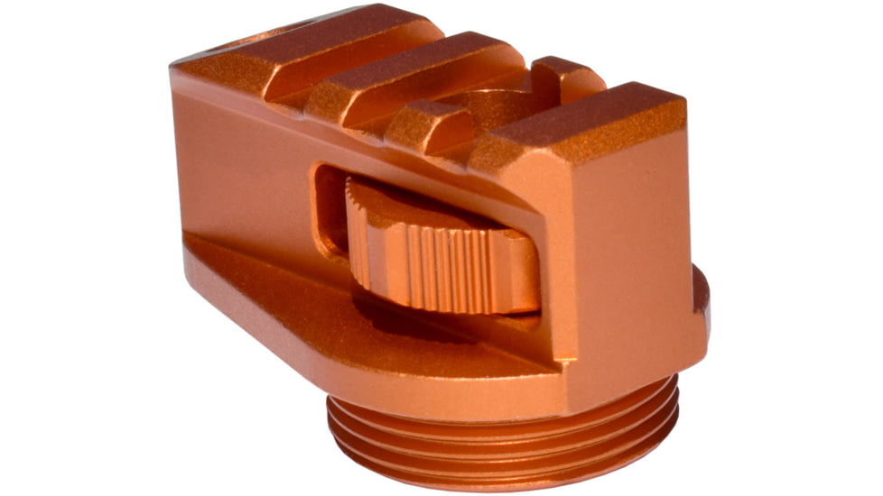 Presma AR Picatinny Stock Adapter w/Flange, Orange, PSAP02-O