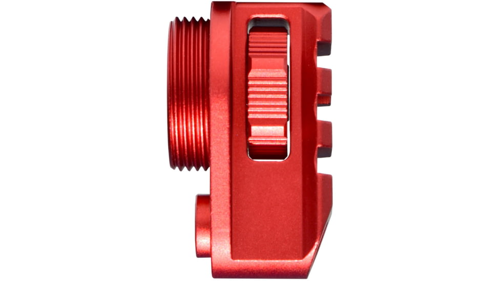 Presma AR Picatinny Stock Adapter w/Flange, Red, PSAP02-R