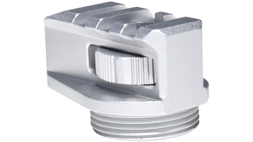 Presma AR Picatinny Stock Adapter w/Flange, Silver, PSAP02-S