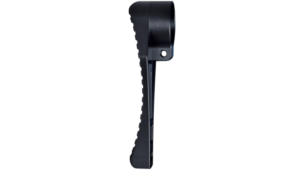 Presma Buttplate For Round 1.25 in AR Buffer Tubes w/QD Sling Swivel Hole, Black, AAST19