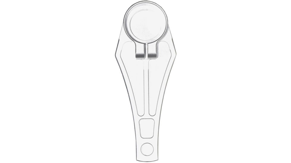 Presma Buttplate For Round 1.25 in AR Buffer Tubes w/QD Sling Swivel Hole, Silver, AAST19-S