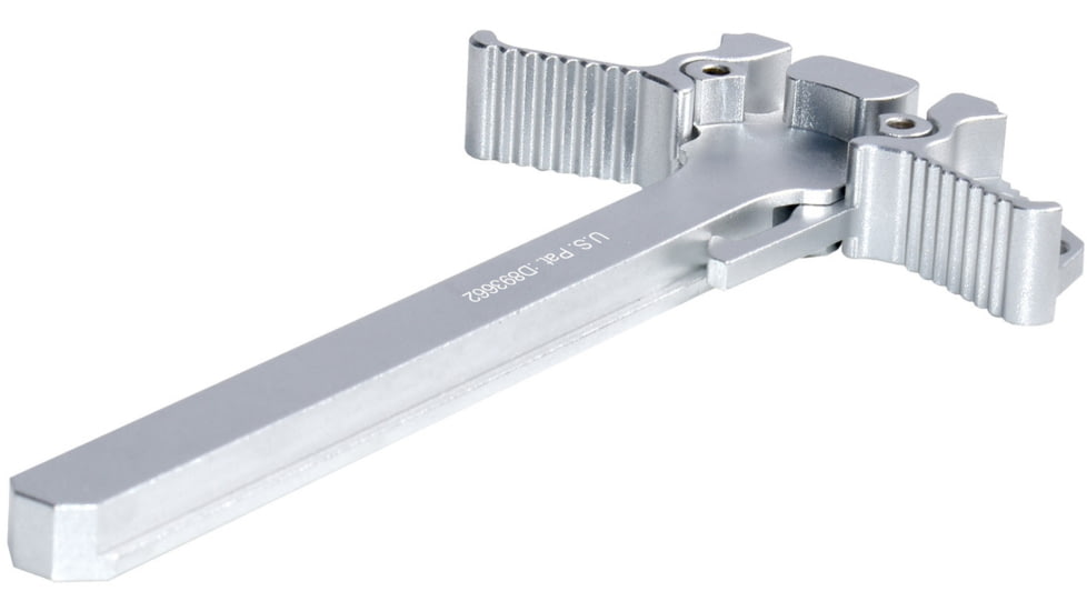 Presma Charging Handle for Smith&amp;Wesson M&amp;P 15-22, Ambidextrous, Silver, CHMPA1522-S