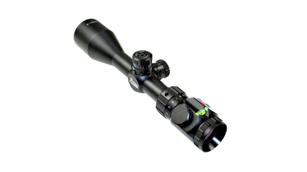 Presma Eagle Series 3-12X44 Precision Rifle Scope, Black PREA021