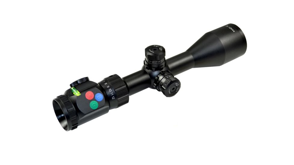 Presma Eagle Series 3-12X44 Precision Rifle Scope, Black PREA021