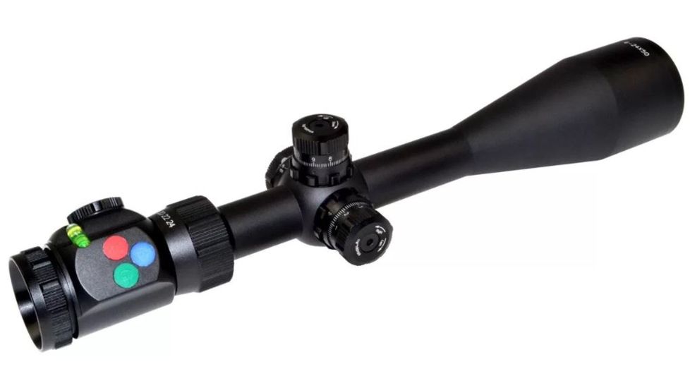 Presma Hawk Series 6-24X50 Precision Scope, RGB RXR Glass Reticle, Black, PRHA021