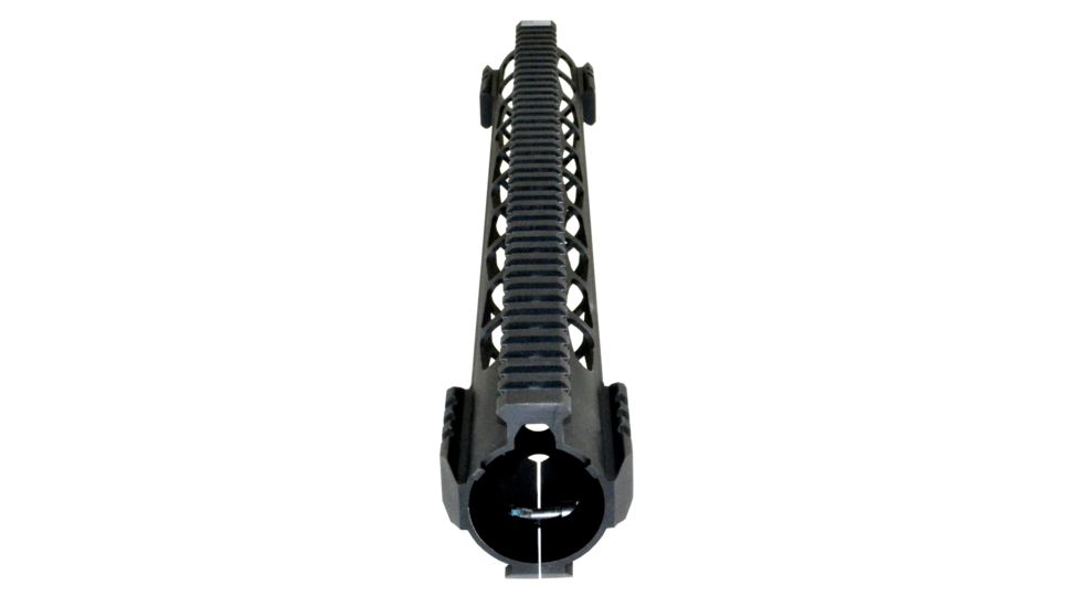 Presma Jackal 16.5in AR-15 .223.5.56 Free Float KeyMod Handguard, Super Slim ID 1.35in, 6061-T6 Aluminum Alloy w/ Steel Barrel Nut, Matte Black PRJA101