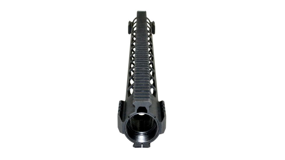 Presma Jackal 19.5in Extra Long AR-15 .223.5.56 Free Float KeyMod Handguard, Super Slim ID 1.35in, 6061-T6 Aluminum Alloy w/ Steel Barrel Nut, Matte Black PRJA111