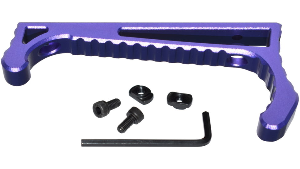 Presma Lightweight Aluminum M-LOK Handstop, Purple, HSML02-PUR