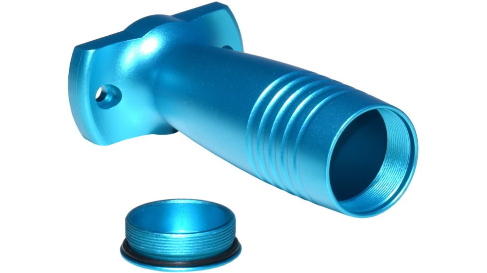 Presma M-LOK Vertical Aluminum Foregrip w/Dry Storage Compartment for M-LOK Slots, Blue, GPML03-B
