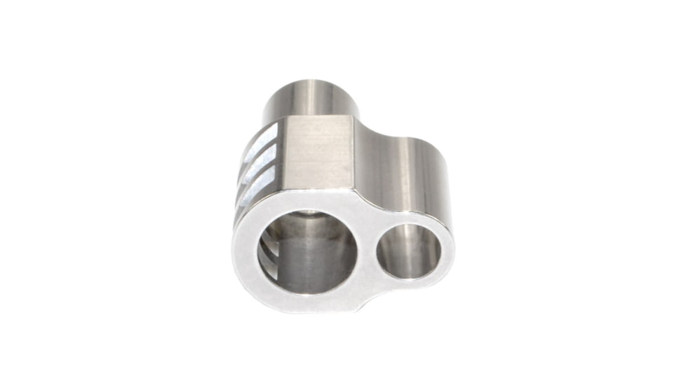 Presma Mil-Spec Muzzle Brake Recoil Compensator for 5in 1911 .45 ACP Handguns, Stainless Steel, MZ-11-SS