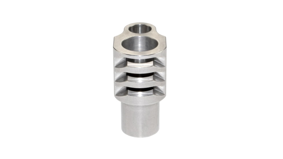 Presma Mil-Spec Muzzle Brake Recoil Compensator for 5in 1911 .45 ACP Handguns, Stainless Steel, MZ-11-SS