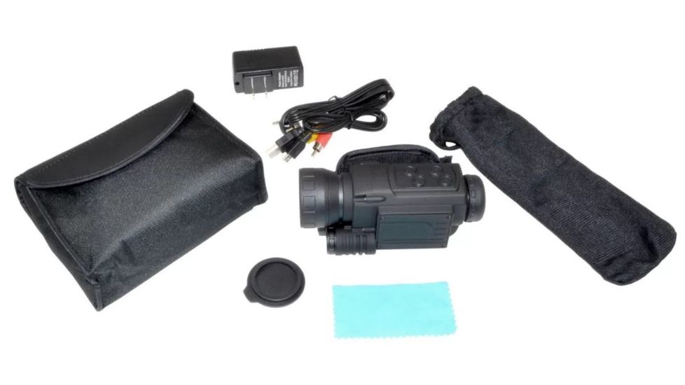 Presma Owl Series Compact Digital Night Vision 4.5X40 Monocular, Black, PROW071