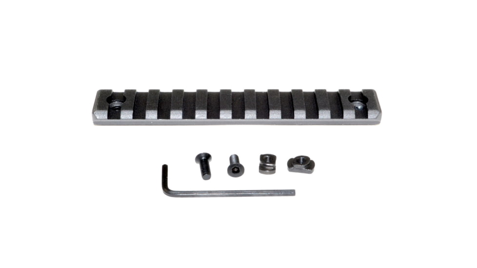 Presma Picatinny Rail Section for M-LOK Style Mounts, 11 Slot, Black, RL-ML11