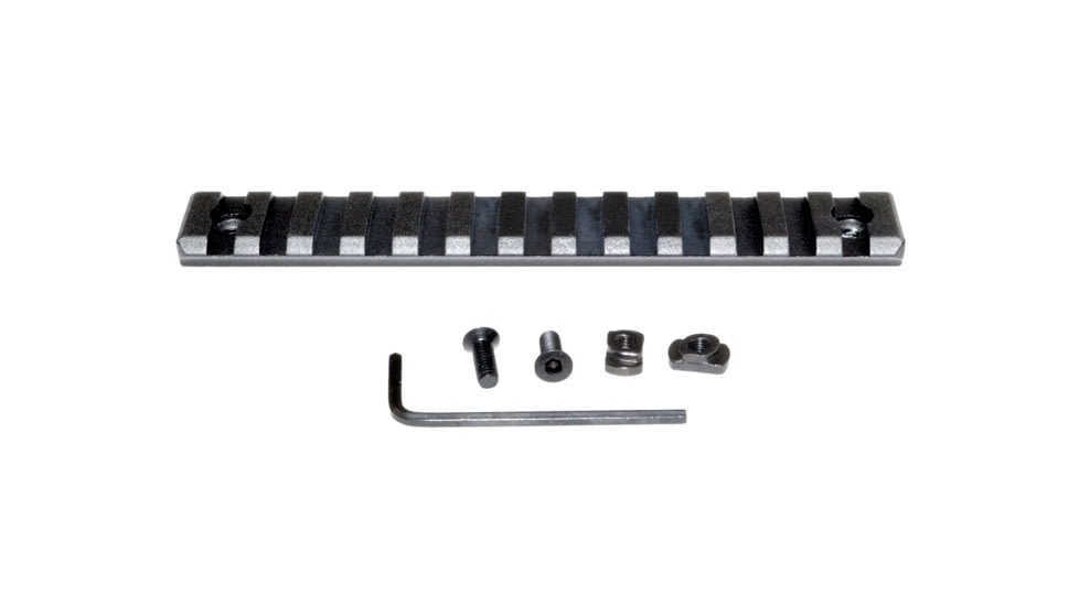 Presma Picatinny Rail Section for M-LOK Style Mounts, 13 Slot, Black, RL-ML13