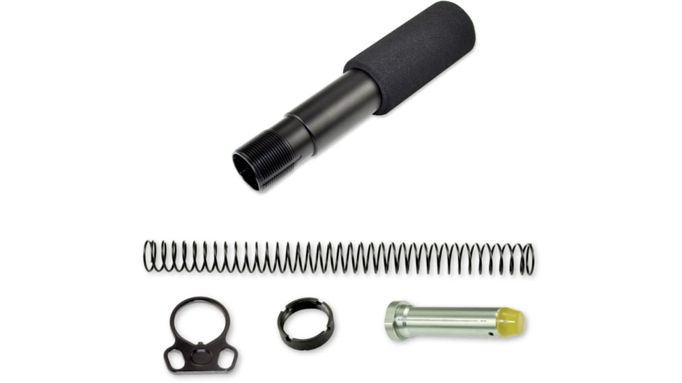 Presma Pistol Buffer Foam Tube Kit w/ Dual Sling End Plate, Black, UB-AS5P11