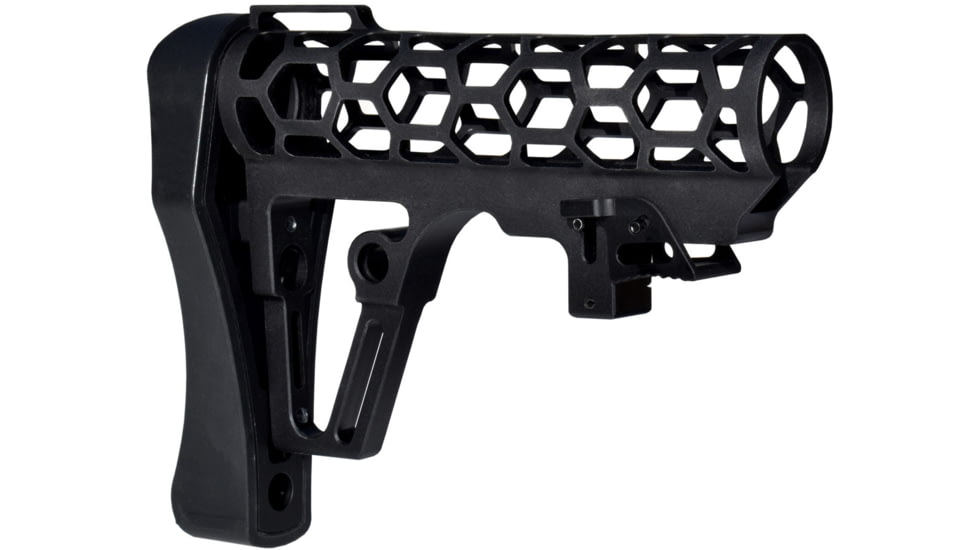 Presma Skeletonized 223/5.56/308 Buttstock Mil-Spec Tube, 6 Position, Black, AAST25