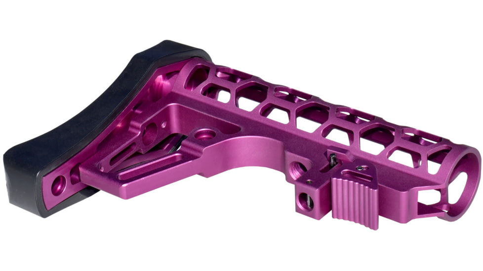 Presma Skeletonized 223/5.56/308 Buttstock Mil-Spec Tube, 6 Position, Purple, AAST25-PUR