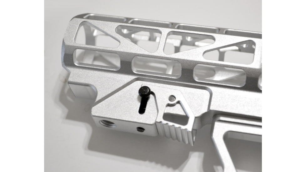 Presma Skeletonized Aluminum 6 Position Stock, Silver, AAST22-S
