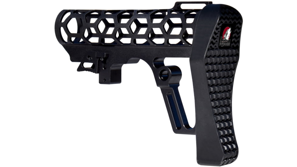 Presma Skeletonized Mil-Spec Stock Assembly, Black, A25K