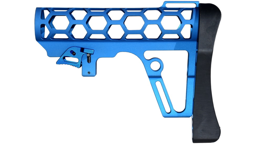 Presma Skeletonized Mil-Spec Stock Assembly, Blue, A25K-BL