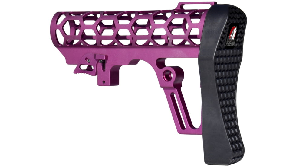 Presma Skeletonized Mil-Spec Stock Assembly, Purple, A25K-PUR