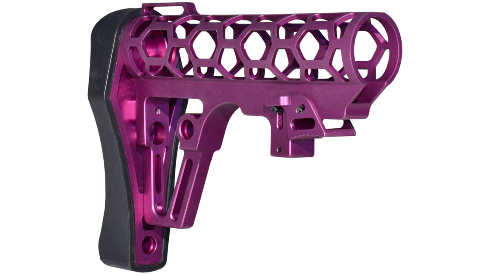 Presma Skeletonized Mil-Spec Stock Assembly, Purple, A25K-PUR