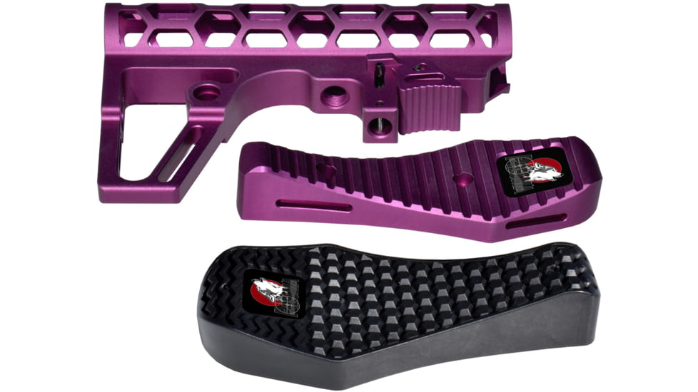 Presma Skeletonized Mil-Spec Stock Assembly, Purple, A25K-PUR